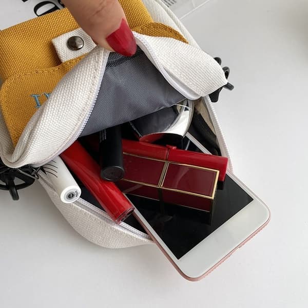 Messenger Taske Flap Pung SORT Black