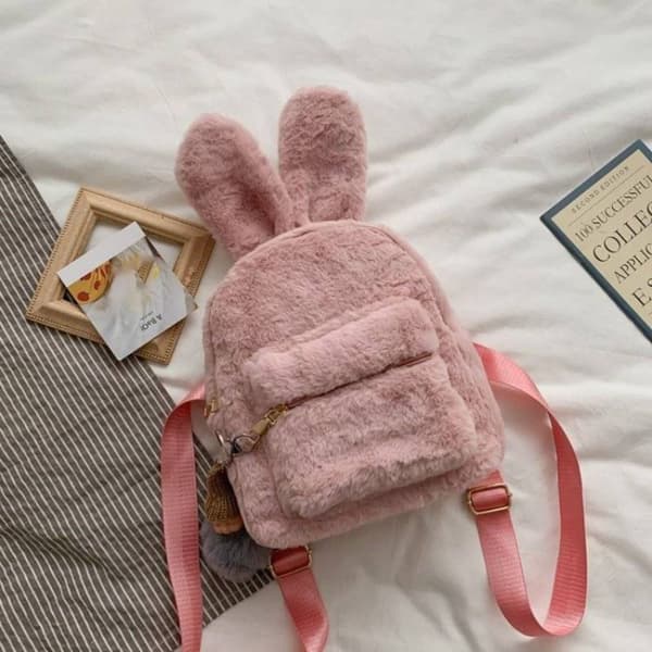 Bunny Backpack Mini Ryggsäck ROSA pink