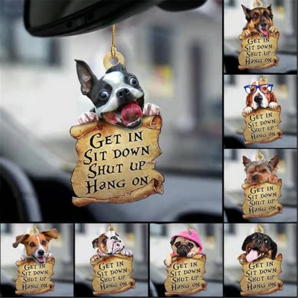 Bakspeil anheng hundedekor D D D