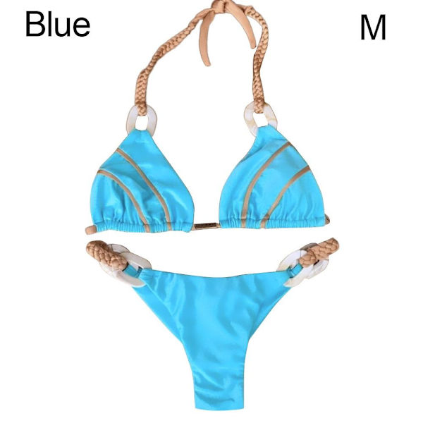 Bikinisæt badedragt BLÅ M blue M