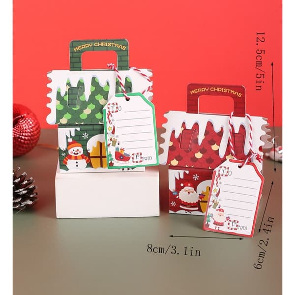 10 st julklappsförpackning Godispåsar STIL 2 STIL 2 Style 2