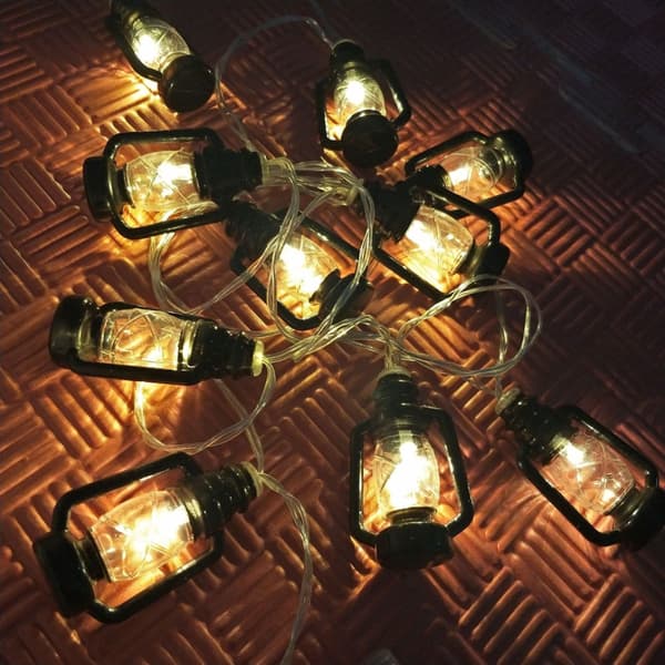 Retro Kerosene Light String Fairy Light 20 LYGTER 20 LYSER 20 lights