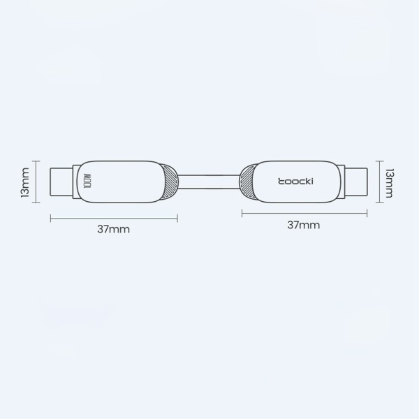 Mobil Datakabel Ladekabel SORT 1M Black 1m