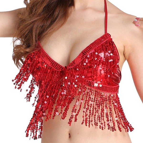 Belly Dance BH Performance Top Red