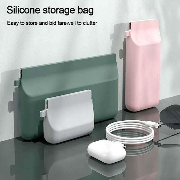 Shrapnel øretelefontaske Invisible Braces opbevaringstaske GRØN green