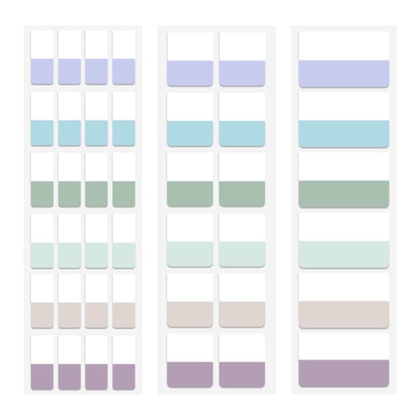 Sticky Index Tabs Side Flagg 840 stk