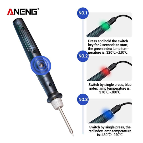 Electric Iron Solder Pen GREEN HEAD GREEN HEAD Green Head