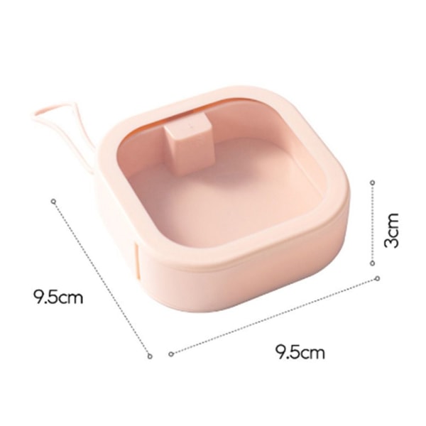 Hair Tie Organizer Smycken Förvaringsbehållare VIT White