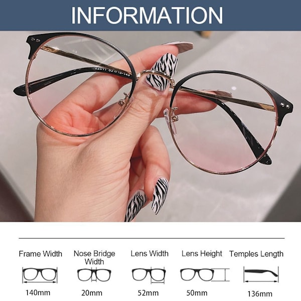 Anti-Blue Light Glasses Ylisuuret silmälasit RUSKEA RUSKEA Brown