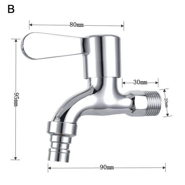 Hurtig åben vandhane Mop Cold Tap B B B