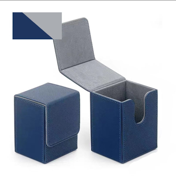 Spel MTG Trading Card Holder Deck Box MÖRKBLÅ MÖRKBLÅ Dark Blue