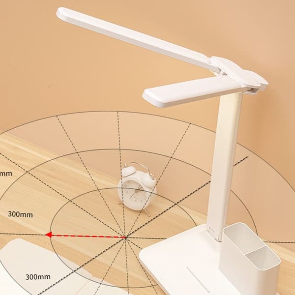 LED skrivebordslampe Dobbelt hoved sengelampe