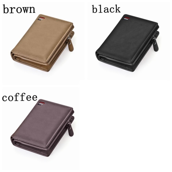 Myntfodral i skinn i läder CASE black