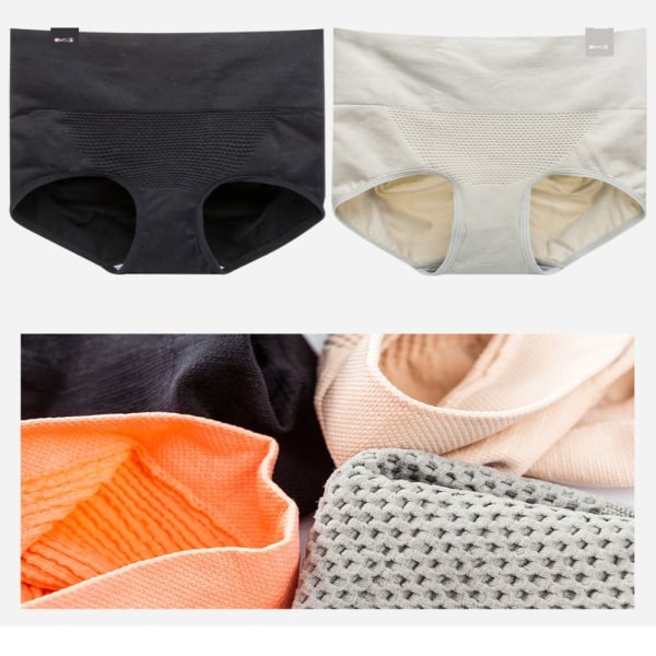 Body Shaper Briefs Slimming Underkläder SVART Black