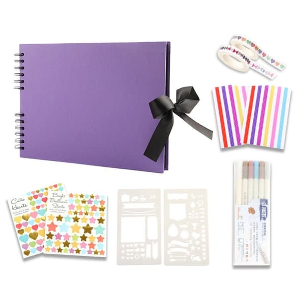 Scrapbooking-valokuvakirja HARMAA Grey
