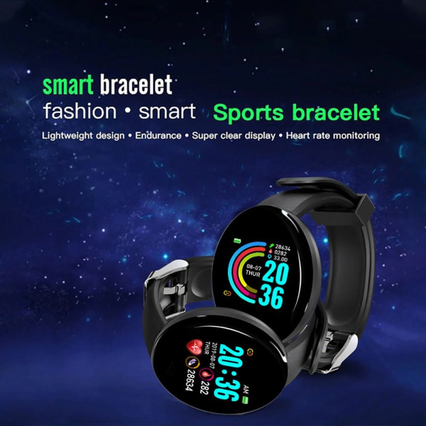 Smart Watch Bluetooth Smartwatch SVART black