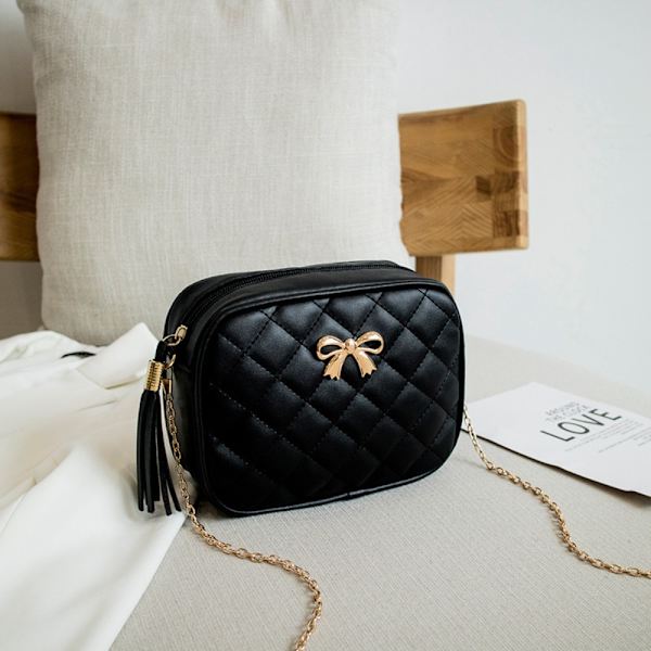 Crossbody axelväska för dam SVART black