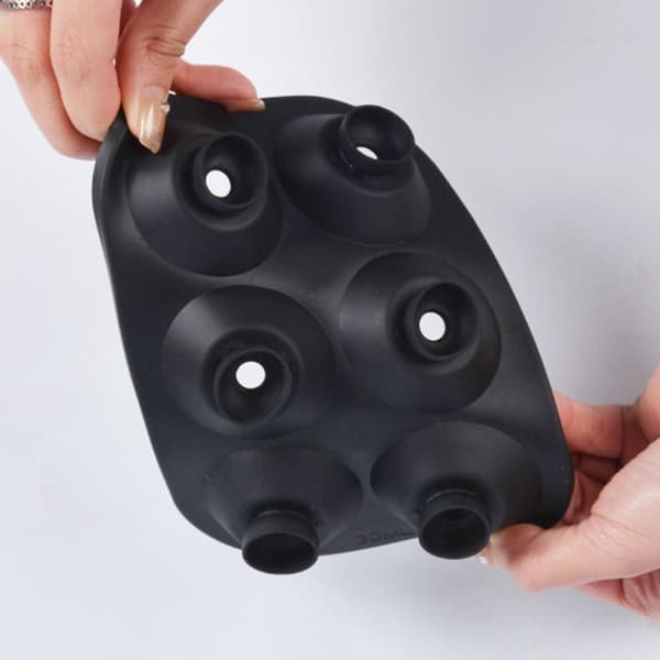 Stor Ice Ball Maker Ice Cube Form GRÅ grey