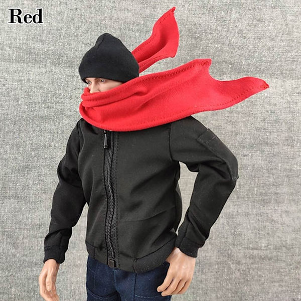 Mannlig soldat Skjerf Halsskjerf RØD Red
