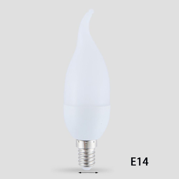 LED flamme lyspærer Stearinlys Brann lyspære E14B B E14B