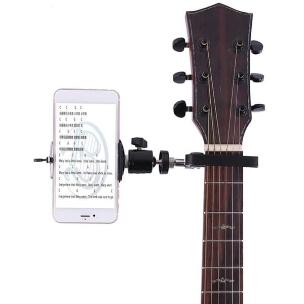 Gitarrhals Telefonhållare Fäste Telefonhållare Gitarrtillbehör