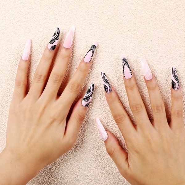 Ballerina False Nails Fake Nails EC37 EC37 EC37