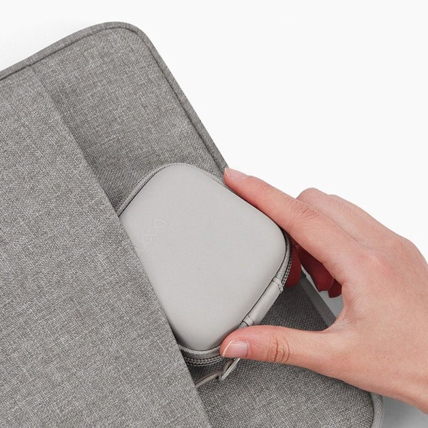 Digital oppbevaringsveske USB-kabelvesker GRÅ STYLE 2 STYLE 2 grey Style 2-Style 2