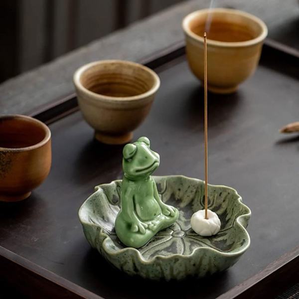 Røgelseholder Hjem Røgelsespind Creative Frog Røgelsebakke