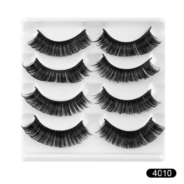 4 par falske øjenvipper Russian Strip Lashes 4010 4010 4010