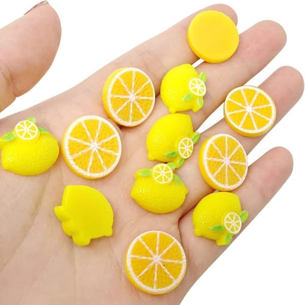30/60 kpl Flatback Resin Charms Fruit 60 KPL 60 KPL 60Pcs