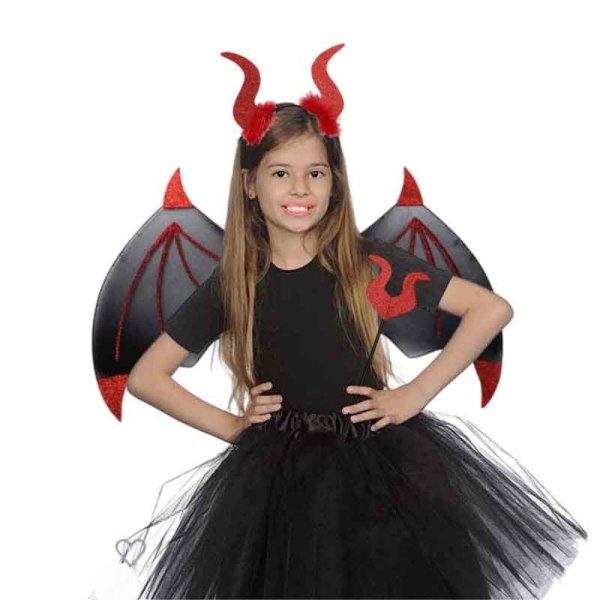 Demon Wings COS Dressing BLACK BLACK Black