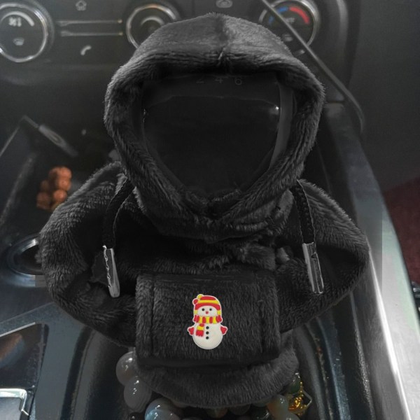 Jul Gear Shift Knop Hoodie Knop Hoodie Sweatshirt SVART 3 black 3-3