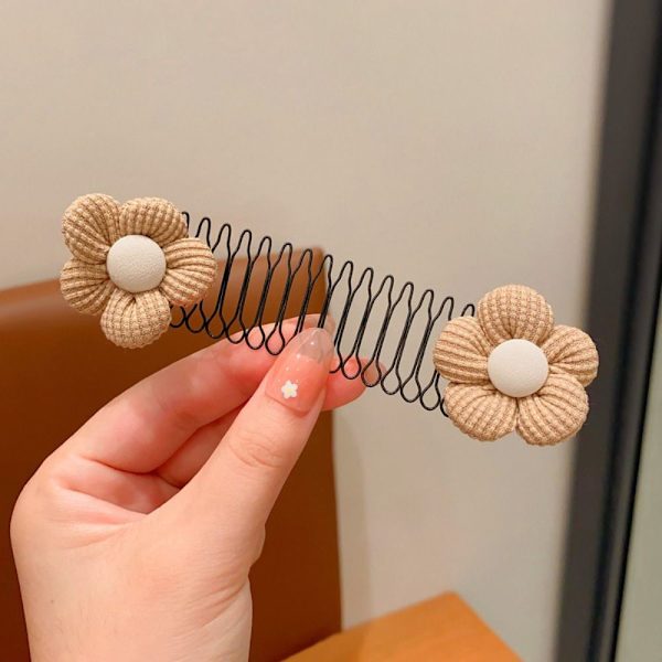 2kpl Invisible Broken Hair Comb Flower -hiusklipsi 5 5 5