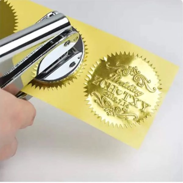 Steel Seal Label Award Stickers Pappersetiketter