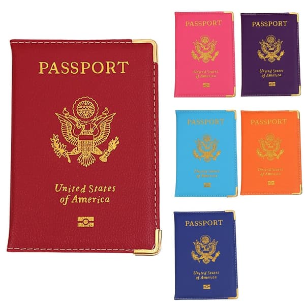 Passdeksel Passholder GUL Yellow