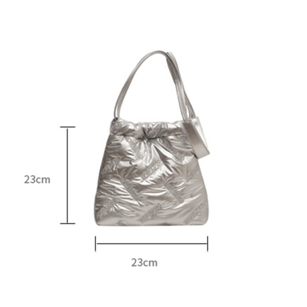 Bucket Bag Axelväska SILVER silver