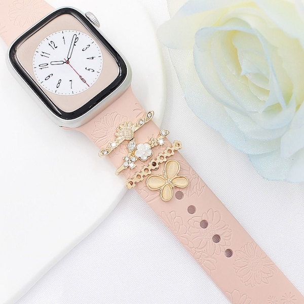 Watch Band Ornament Dekorativ Ring ROSE GULD Rose Gold