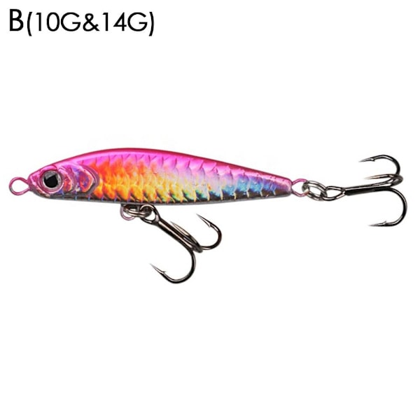 Metallfiske lokke Jig Agn B(10G&14G) B(10G&14G) B(10G&14G)