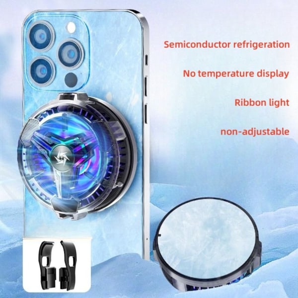 Magnetisk Mobiltelefon Radiator Mobiltelefonkjøler SL10 DIGITAL SL10 Digital display