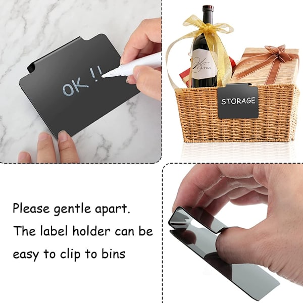 Korin tarrat Liitutaulun tarrat Pantry Labels