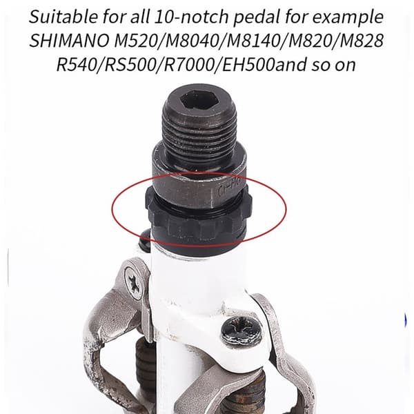 Cykelpedal Demontering Installation Afmontering Supplies SORT Black