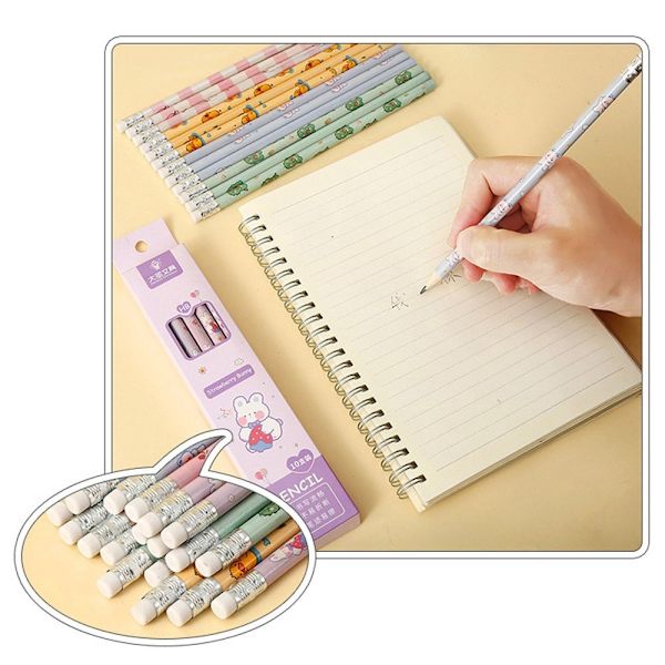 10 Stk HB Blyant Skriveblyant KANIN KANIN Rabbit