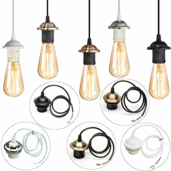 Lamphållare Glödlampa SILVER Silver