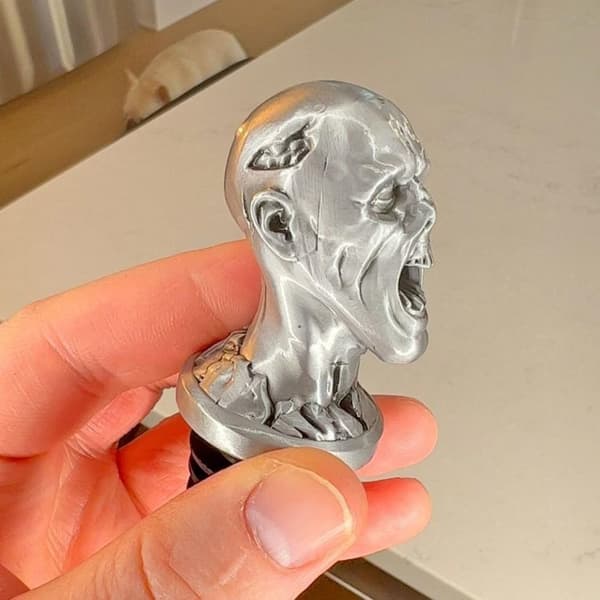 Zombie Head Wine Pourse Wine Aerator Pourer Karaffel tut