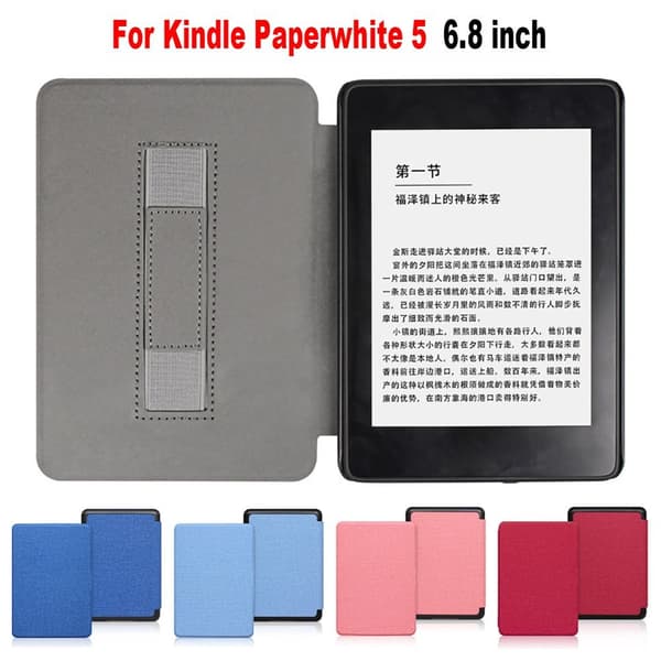 6,8 tommers Smart Case E-Reader Folio Cover RØD Red
