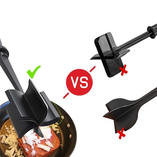 Køkken Kødhakker Food-Tool Masher Hakket oksekødsmaskine Red