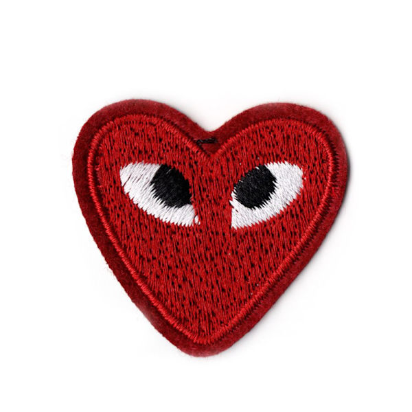 12 st/påse Heart Patch Broderi Patches 6 6 6