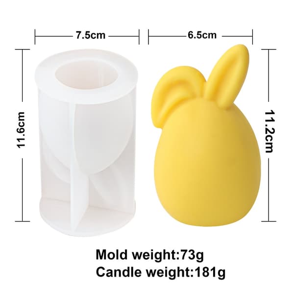 Stearinlysformer Bunny
