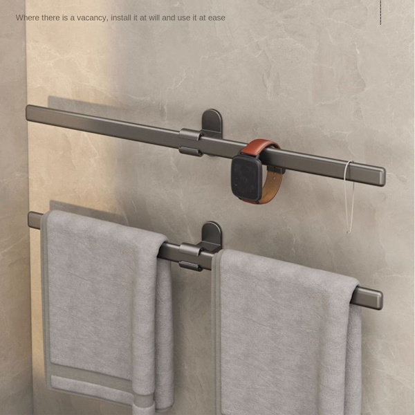 30cm/40cm Håndklædestativ Tøjholder SORT 30CM black 30cm