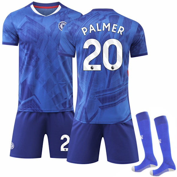 2025-2026 Chelsea Hemma Barnfotbollströja med strumpor No.20 Palmer 24